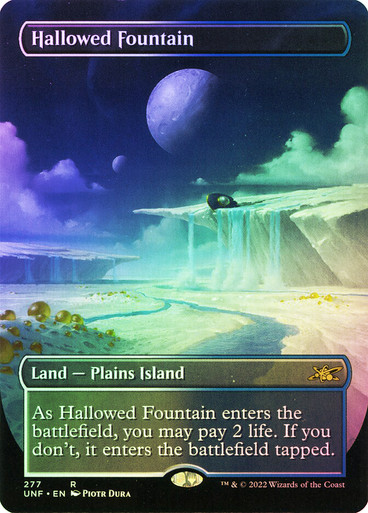 Hallowed Fountain (Unfinity) Borderless (FOIL) - Used