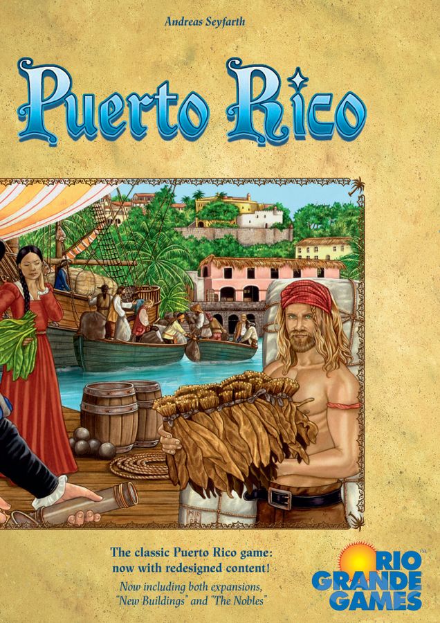 Puerto Rico Board Game Deluxe Edition (including both expansions) - USED - By Seller No: 11284 Alyssa Spencer