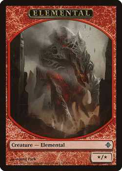 Elemental Token - Red - X/X