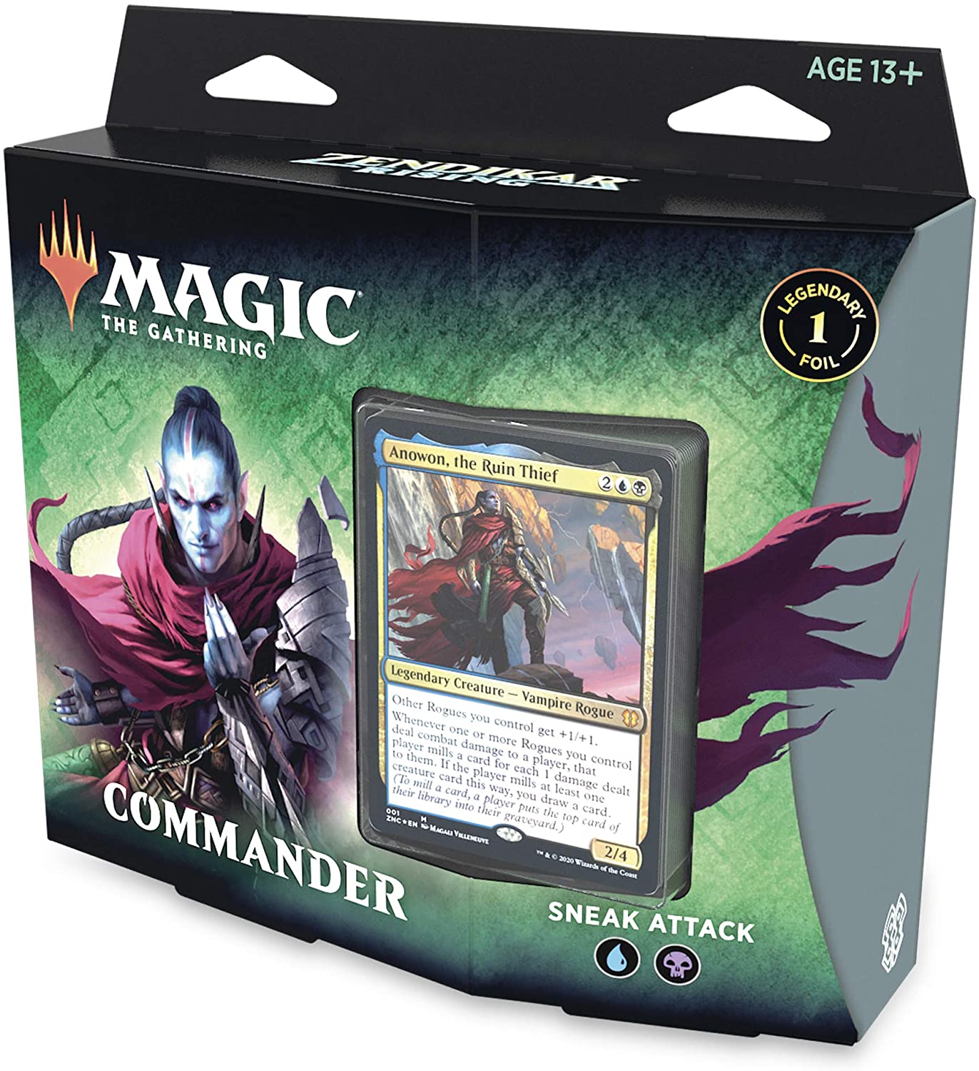 Magic the Gathering; Zendikar Rising: Sneak Attack Commander Deck