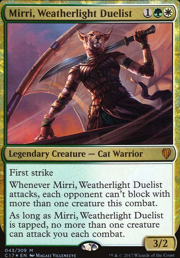 "Mirri, Weatherlight Duelist" - Commander 2017 - FOIL