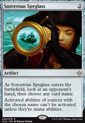 Sorcerous Spyglass (Ixalan) - FOIL