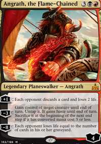 Angrath, the Flame-Chained - (Rivals of Ixalan) - FOIL