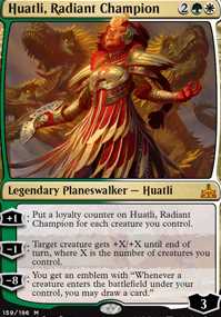 Huatli, Radiant Champion - (Rivals of Ixalan) - FOIL