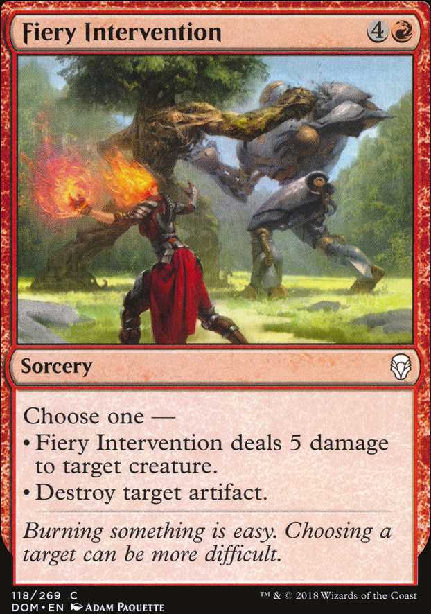 Fiery Intervention