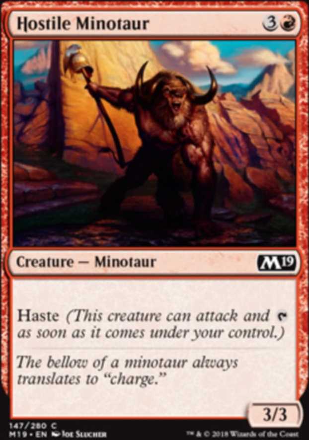 Hostile Minotaur