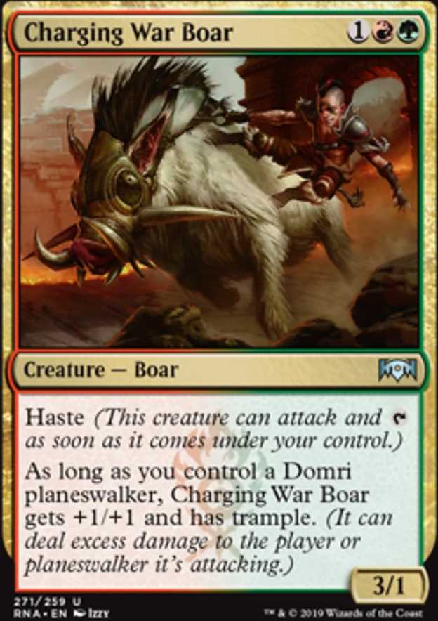 Charging War Boar