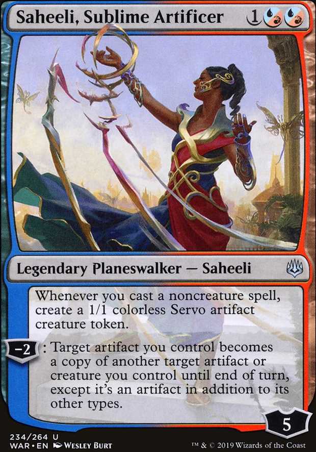 "Saheeli, Sublime Artificer"