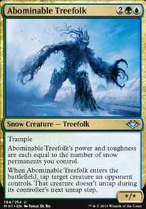 Abominable Treefolk