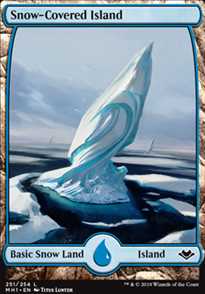 Snow-Covered Island (Modern Horizons) (Full Art)