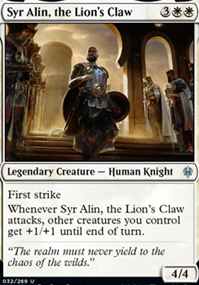 "Syr Alin, the Lion's Claw"