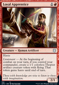 Loyal Apprentice - Commander