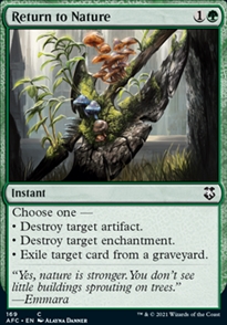 Return to Nature - Commander