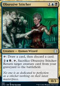 Obsessive Stitcher - Commander