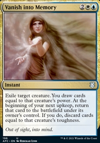 Vanish into Memory - Commander