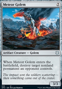Meteor Golem - Commander