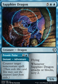 Sapphire Dragon // Psionic Pulse