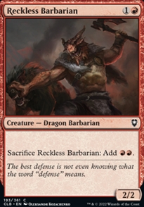 Reckless Barbarian