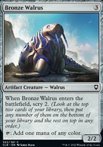 Bronze Walrus