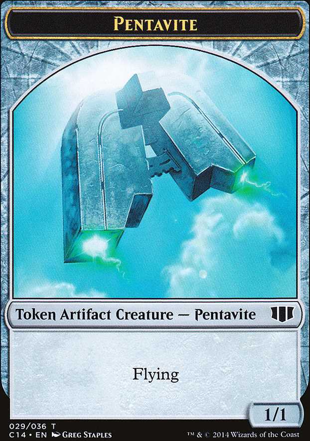 Pentavite Token with Flying - Colorless - 1/1
