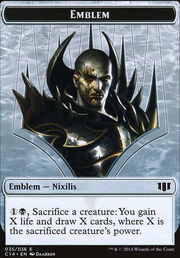 Ob Nixilis of the Black Oath Emblem Token