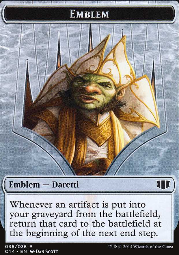 "Daretti, Scrap Savant Emblem Token"