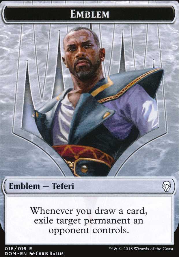 "Teferi, Hero of Dominaria Emblem Token"